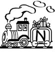 dessin Alphabet Trains